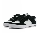 CIRCA 205 VULC SHOES BLACK WHITE SUEDE ACTION LEATHER - Image 3