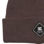 DC LABEL BEANIE PLUM TRUFFLE - Image 3
