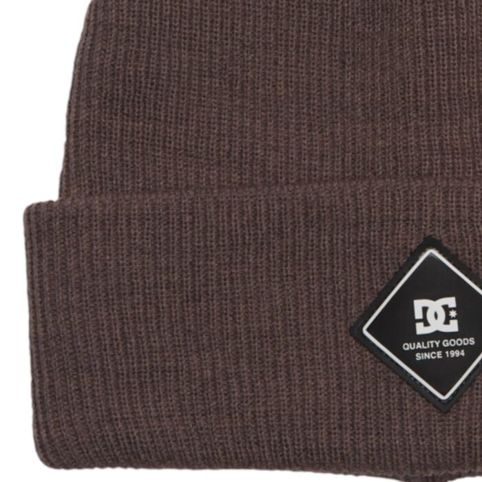 DC LABEL BEANIE PLUM TRUFFLE - Image 3