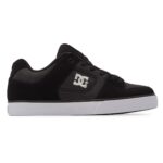 DC PURE SHOES BLACK WHITE BATTLESHIP