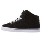DC YOUTH PURE HIGH TOP SHOES LEATHER BLACK GLOW - Image 7