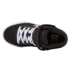 DC YOUTH PURE HIGH TOP SHOES LEATHER BLACK GLOW - Image 8