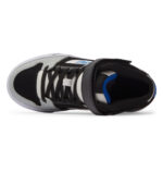 DC YOUTH PURE HIGH TOP SHOES WHITE GREY BLUE - Image 3