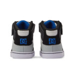 DC YOUTH PURE HIGH TOP SHOES WHITE GREY BLUE - Image 5