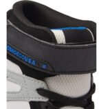 DC YOUTH PURE HIGH TOP SHOES WHITE GREY BLUE - Image 6