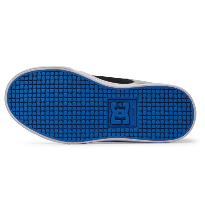DC YOUTH PURE SHOES WHITE GREY BLUE - Image 3
