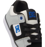 DC YOUTH PURE SHOES WHITE GREY BLUE - Image 5