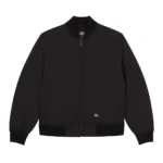DICKIES PLAINS BOMBER JACKET BLACK - Image 4
