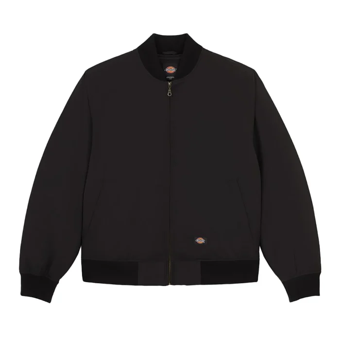 DICKIES PLAINS BOMBER JACKET BLACK - Image 4