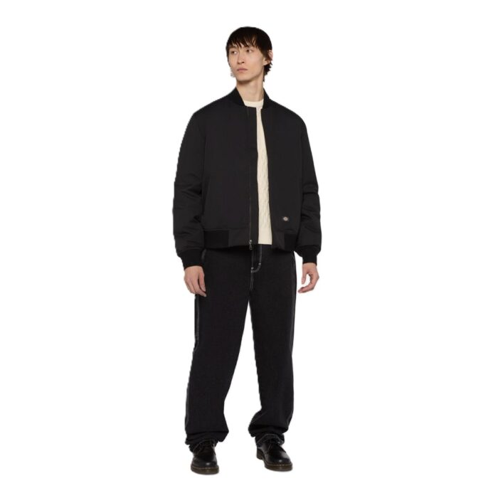 DICKIES PLAINS BOMBER JACKET BLACK - Image 8