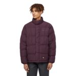 DICKIES SCOBEY PUFFER JACKET PLUM PERFECT