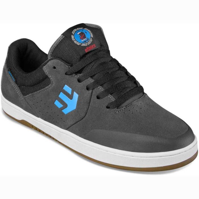 ETNIES X SANTA CRUZ MARANA SCREAM SHOES DARK GREY BLACK - Image 2