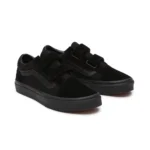 VANS JUNIOR OLD SKOOL V SHOES BLACK BLACK - Image 2
