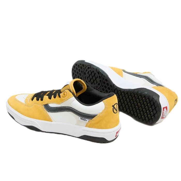 VANS ROWAN 2 SHOES BLACK YELLOW WHITE - Image 3