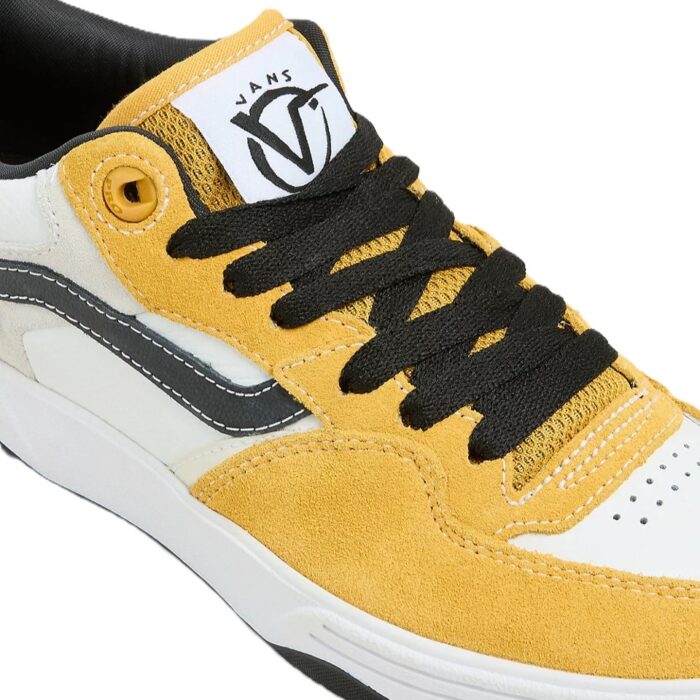 VANS ROWAN 2 SHOES BLACK YELLOW WHITE - Image 4