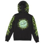 VOLCOM BOYS ALIEN FULL ZIP HOODIE BLACK - Image 2