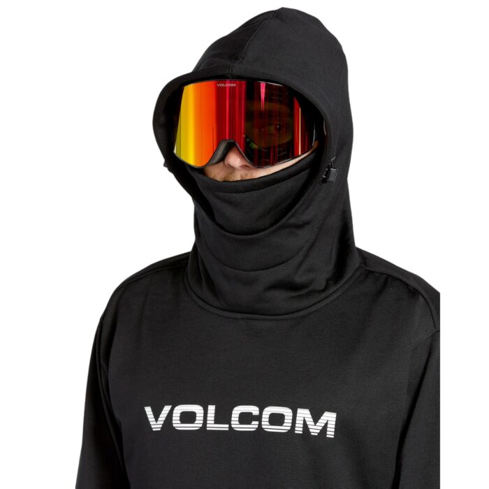 VOLCOM HYDRO RIDING HOODIE BLACK - Image 4