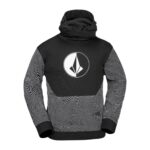 VOLCOM HYDRO RIDING HOODIE BLACK PRINT