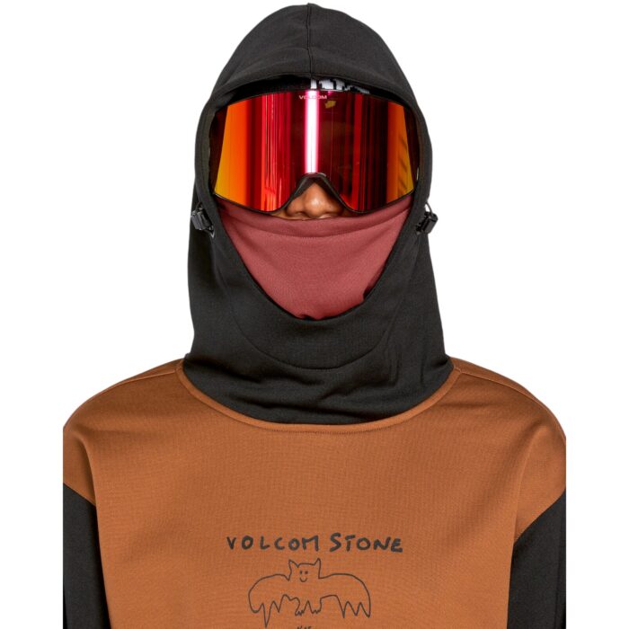 VOLCOM HYDRO RIDING HOODIE CARAMEL - Image 3