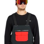VOLCOM RAIN GORE-TEX BIB OVERALL SNOWBOARD PANT CRIMSON - Image 5