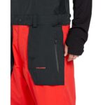 VOLCOM RAIN GORE-TEX BIB OVERALL SNOWBOARD PANT CRIMSON - Image 8