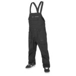 VOLCOM RAIN GORE-TEX BIB OVERALL SNOWBOARD PANT BLACK