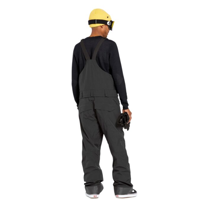 VOLCOM RAIN GORE-TEX BIB OVERALL SNOWBOARD PANT BLACK - Image 4