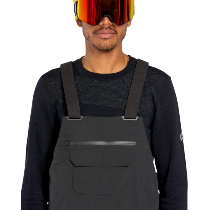 VOLCOM RAIN GORE-TEX BIB OVERALL SNOWBOARD PANT BLACK - Image 5