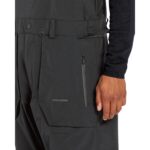 VOLCOM RAIN GORE-TEX BIB OVERALL SNOWBOARD PANT BLACK - Image 8