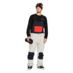 VOLCOM ROAN BIB OVERALL SNOWBOARD PANT STONE - Image 3