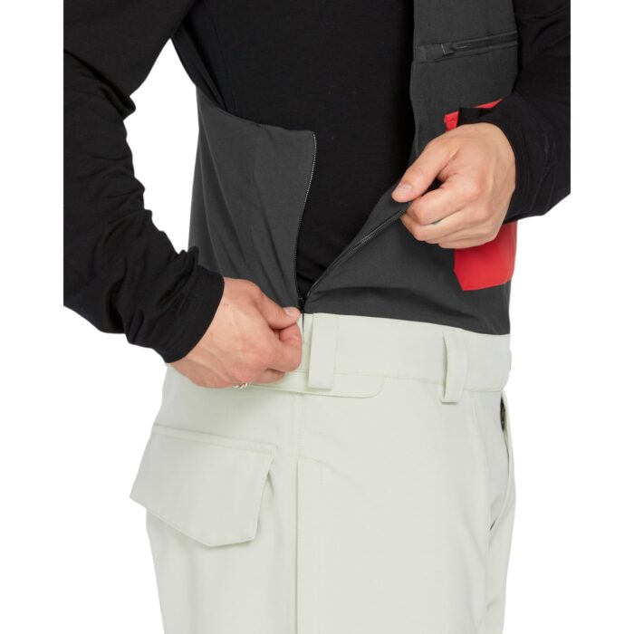 VOLCOM ROAN BIB OVERALL SNOWBOARD PANT STONE - Image 7