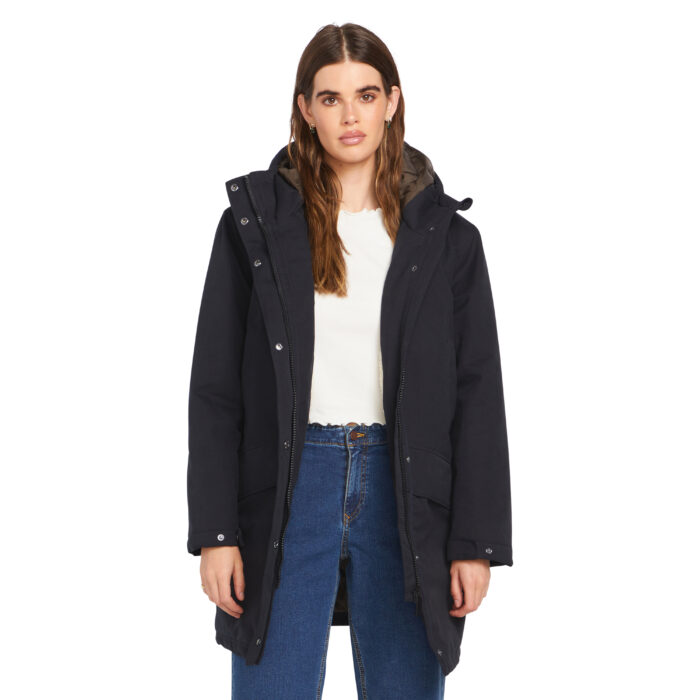 VOLCOM SOMESTONE 10K PARKA JACKET BLACK - Image 2