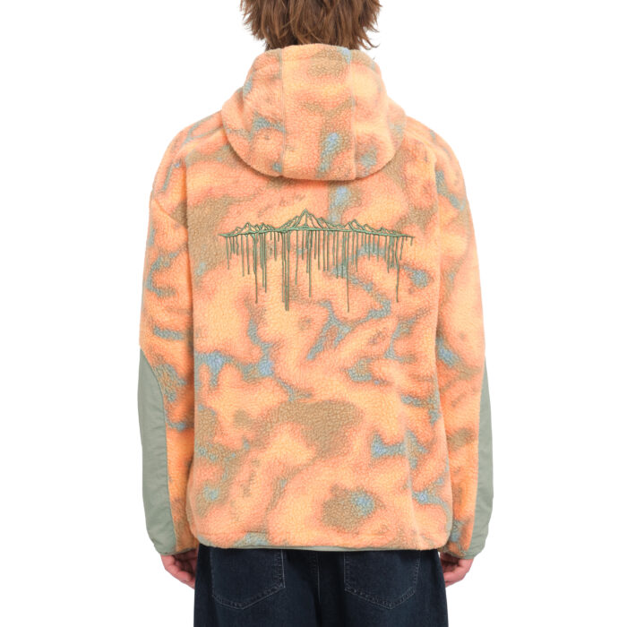 VOLCOM TT B IGUCHI ZIP FLEECE TIGERLILY - Image 2