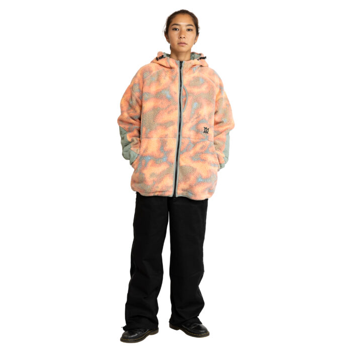 VOLCOM TT B IGUCHI ZIP FLEECE TIGERLILY - Image 4