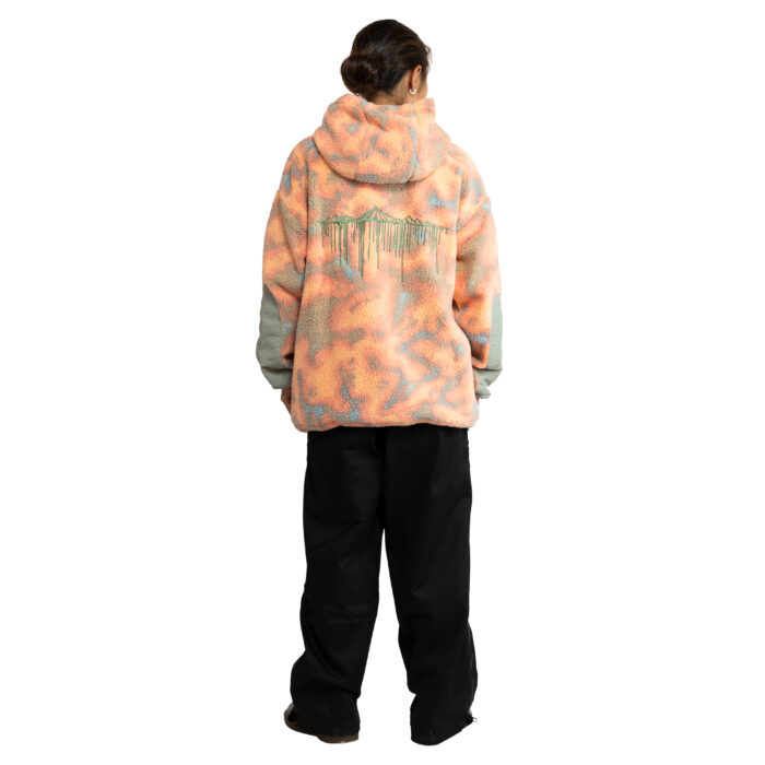 VOLCOM TT B IGUCHI ZIP FLEECE TIGERLILY - Image 5
