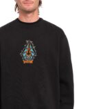 VOLCOM WATANINE CREW BLACK - Image 3