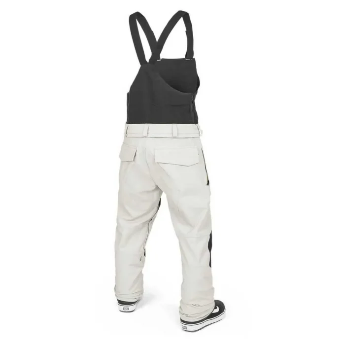 VOLCOM ROAN BIB OVERALL SNOWBOARD PANT STONE - Image 2