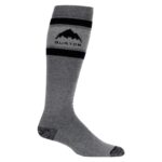 BURTON WEEKEND MIDWEIGHT 2 PACK SNOW SOCKS TRUE BLACK - Image 2