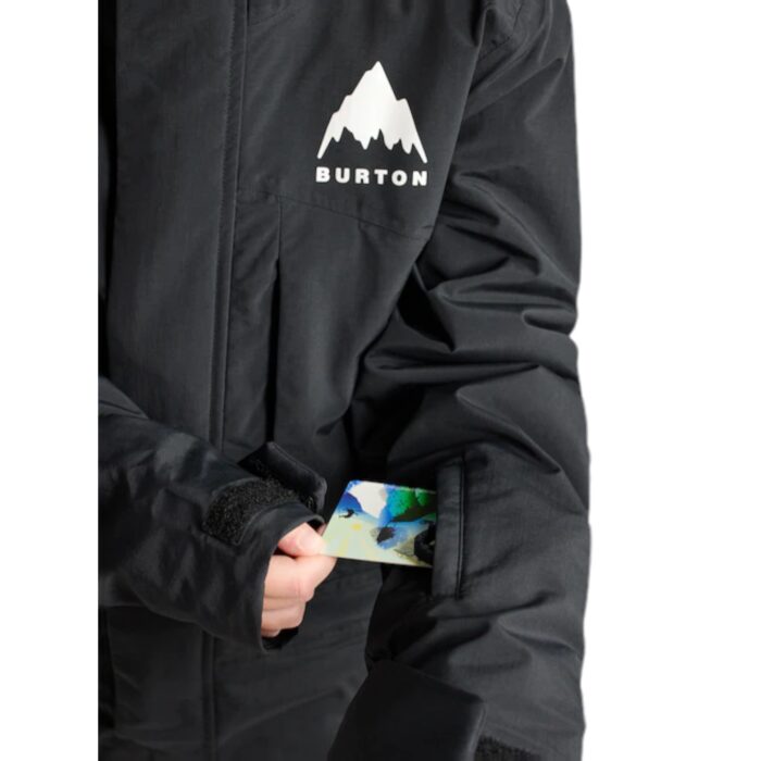 BURTON KIDS ONE PIECE SNOWSUIT TRUE BLACK - Image 5