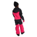 BURTON KIDS ONE PIECE SNOWSUIT TRUE BLACK AZALEA PINK - Image 4