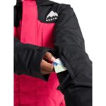 BURTON KIDS ONE PIECE SNOWSUIT TRUE BLACK AZALEA PINK - Image 6
