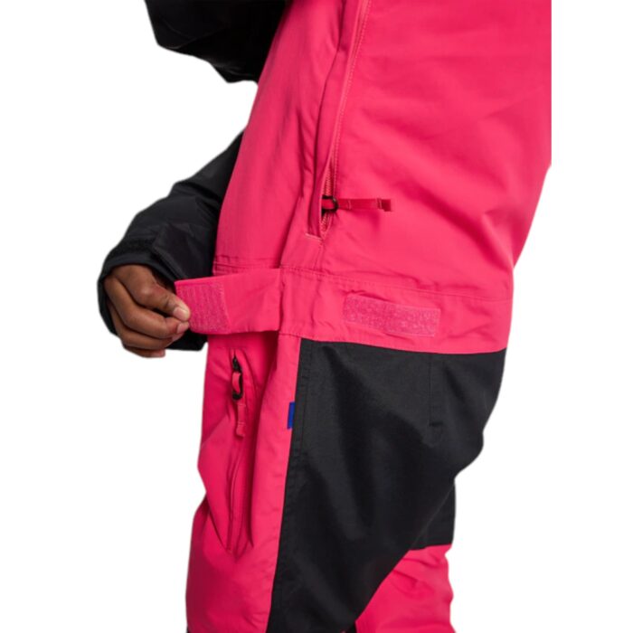 BURTON KIDS ONE PIECE SNOWSUIT TRUE BLACK AZALEA PINK - Image 7