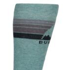 BURTON W EMBLEM MIDWEIGHT SNOW SOCKS PETROL GREEN - Image 2