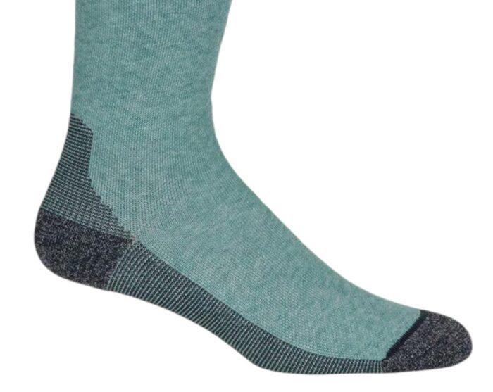 BURTON W EMBLEM MIDWEIGHT SNOW SOCKS PETROL GREEN - Image 3