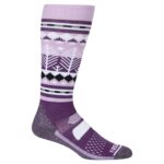 BURTON W PERFORMANCE MIDWEIGHT SNOW SOCKS SNOWY PINES