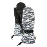 BURTON W PROFILE SNOW MITTENS ZEBRA CAMO