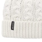 BURTON W ZIPY FLEECE LINED BEANIE STOUT WHITE - Image 2