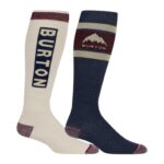 BURTON WEEKEND MIDWEIGHT 2 PACK SNOW SOCKS NIGHTFALL
