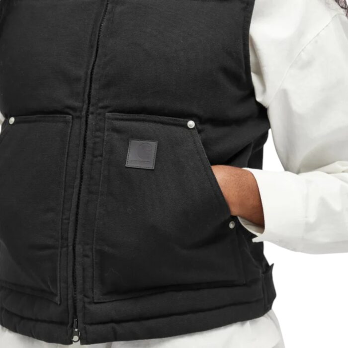 CARHARTT WIP W RAYLEY VEST JACKET BLACK - Image 5