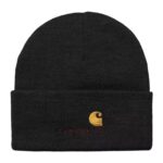 CARHARTT WIP AMERICAN SCRIPT BEANIE BLACK